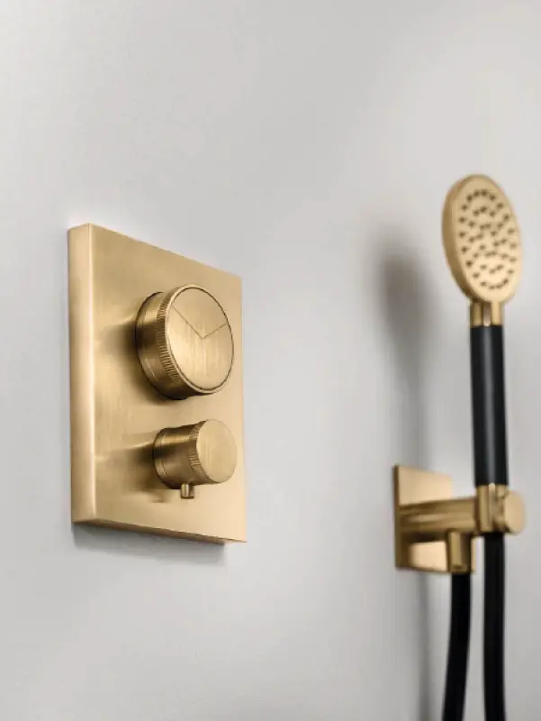 Waterevolution Flow Shower holder with outlet, flexible and handshower Black T1621PR kloon 07-08-2018 03:41:55 (kloon) (kloon)