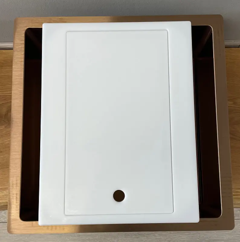 Foster-muovinen leikkuulauta 31,5x42cm, joka sopii 40cm pitkään tiskialtaaseen 1208953716