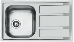 Foster Marine RVS 316 käännettävä pesuallas valuma-alueella 86x50 cm pinta-asennus 1208953725