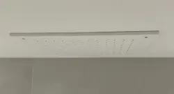 SB Rubinetterie matta valkoinen korian kiinteäpintainen upotettu neliönmuotoinen sadesuihku kattosuihkupää 40cm 1208954083