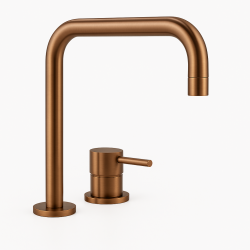 Waterevolution Flow 2-reikäinen pesuallashana PVD Harjattu Kupari T112HCPE