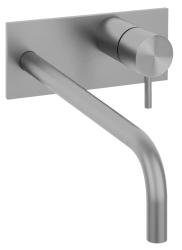Waterevolution Flow upotettava pesuallashana peitelevyllä, kokonaan ruostumatonta terästä, ulostuloputki 21 cm T1161BIE-21