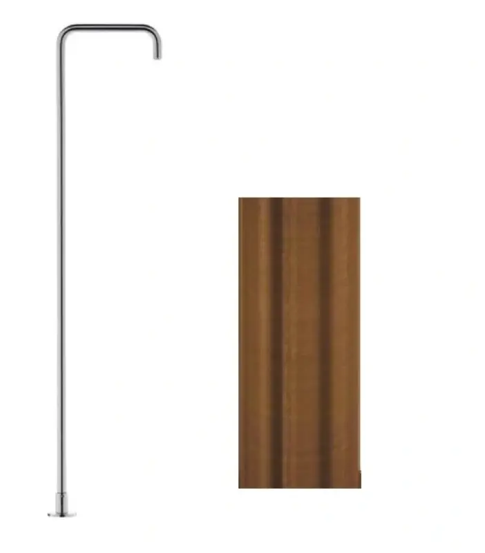 Waterevolution Flow Freestanding Washbasin Faucet Spout PVD Brushed Copper T1.676.CP.E