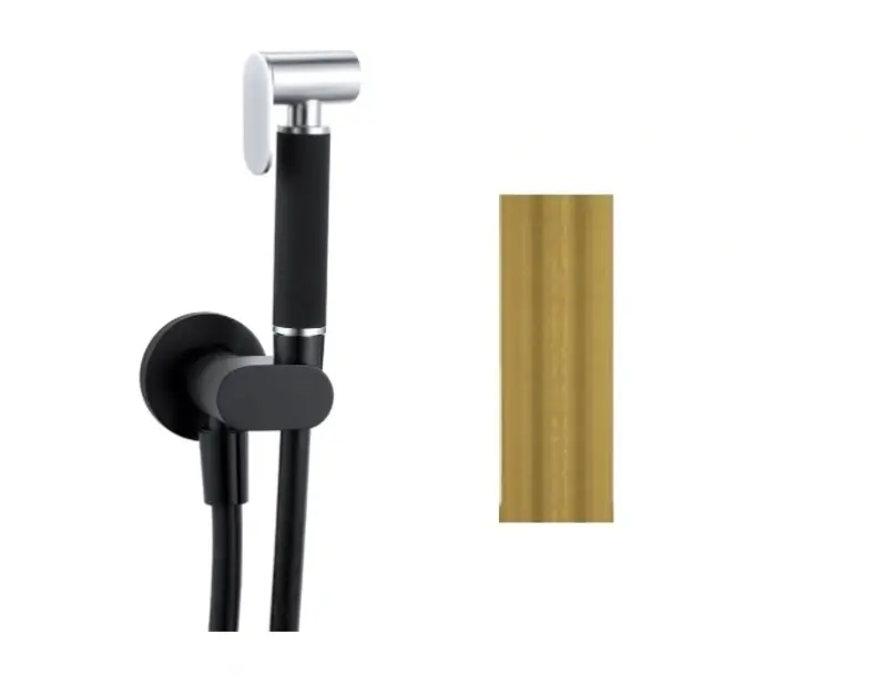 Waterevolution Flow Bidet käsisuihkusarja Messinki Luonnollinen T1626LE