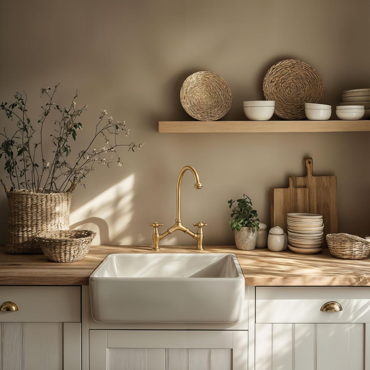 PB classic Nostalgic classic kitchen tap Bronze with variable center distance 2 holes 18-25cm 1208954352 - Productafbeelding 2