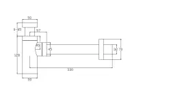 Waterevolution Flow design sifon PVD licht goud SIF1WGE