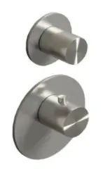 SB 316 AESTHETICS Pyöreä upotettu termostaattihana yhdellä ulostulolla / sulkuhana PVD harjattu kupari 1208954894
