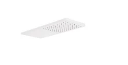 Tres Wall Shower Head 21x55 cm Round Corners Matte White 29990307BM