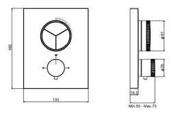 SB Push Square Inbouw thermostaatkraan met drukknop 3 weg omsteller en volumeregelaar PVD koper 1208955136

SB Push Square sisäänrakennettava termostaattihana painikkeella, 3-suuntainen vaiht