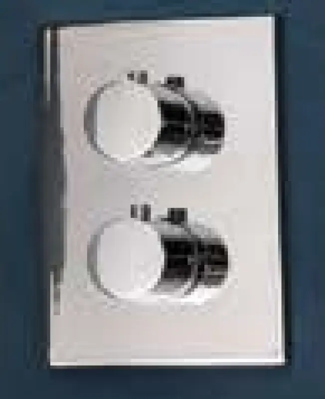 SB Universale Round on Square Inbouwthermostaatkraan met 2 uitgangen chroom 1208955152