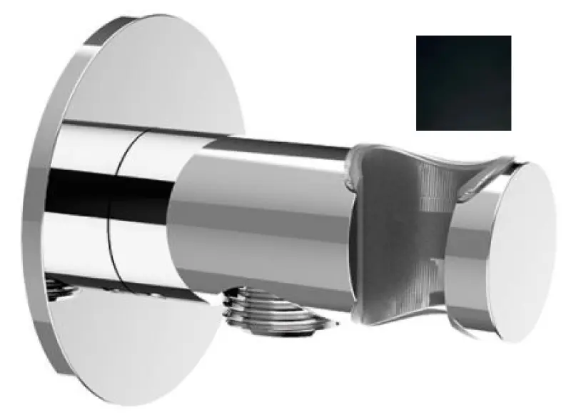 SB Rubinetterie Universale käsisuihkun pidike vedensyötöllä, mattamusta 1208955198