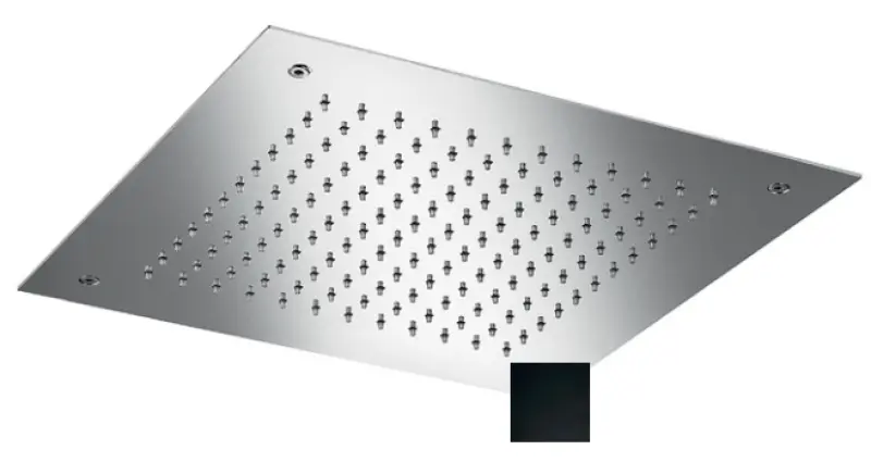 SB Square Chromotherapy Rain Shower Built-in Matte Black 1208955463