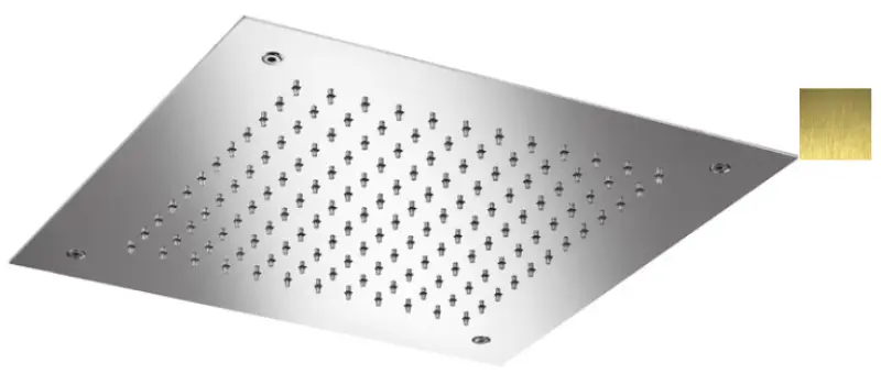 SB Temptation Sadesuihku sisäänrakennettu neliö 38x38cm PVD Kulta 1208955765