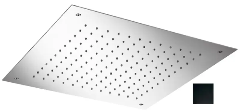 SB Temptation Sadesuihku upotettu neliö 50x50cm Mattamusta 1208955776