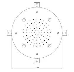 SB Round Mist Sadesuihku upotettu PVD Kulta 1208955797