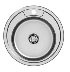 Aquadesign Ross basic pyöreä RST-allas, päälle asennettava, hanareikällä 1208956232