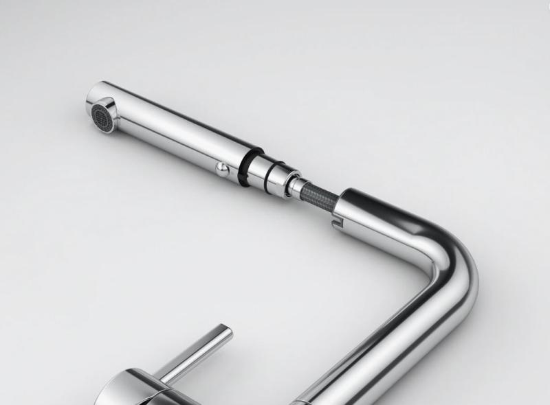 Franke Active L Kitchen tap chrome with pull-out hand shower 115.0653.379