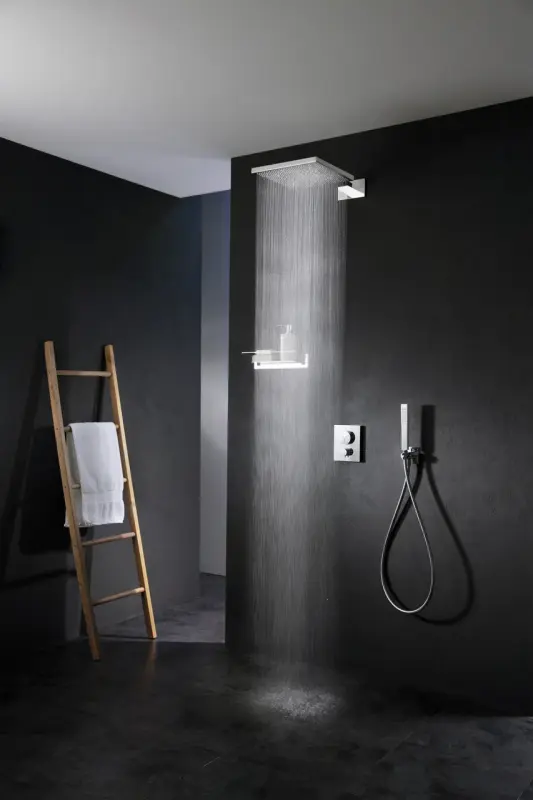 SB Square 316 Emotion Dual Rain Shower Matte Black 1208956755