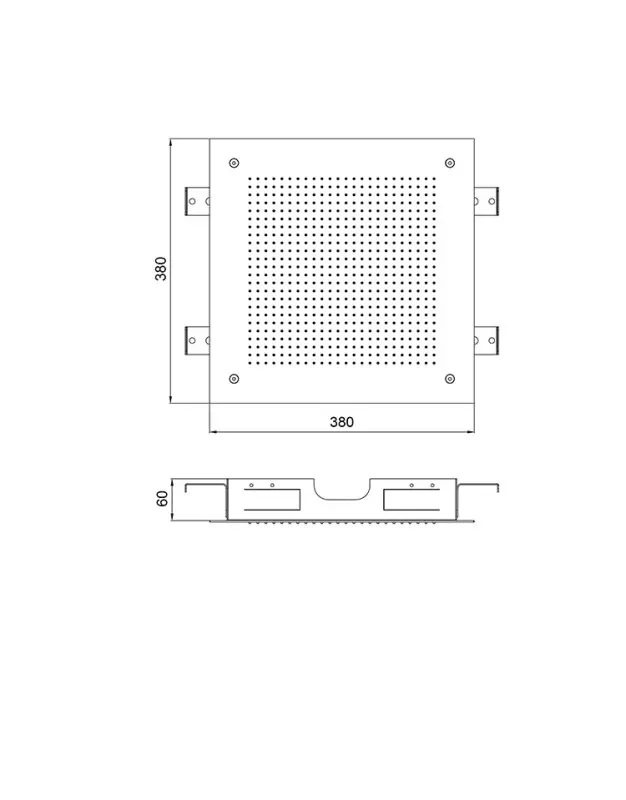 SB Square 316 Upotettava Sadesuihku Velvet Temptation mattavalkoinen 1208956775