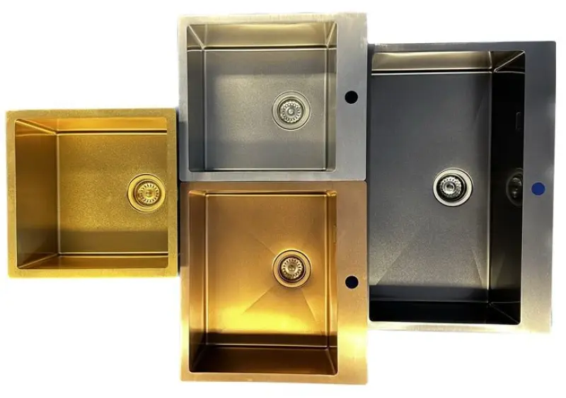 Ausmann Turt kuparisäiliö PVD Copper 55x51 mm hanareiällä ala-asennus, tasorakentaminen ja päälle rakentaminen 1208956939