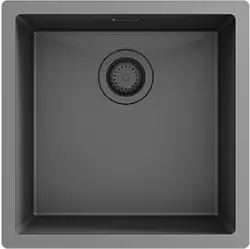 Ausmann Turt gun metal pesuallas PVD NANO 40x40 alakaappi, tasoon asennettava ja päällimmäinen asennus 1208956946