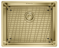Franke Mythos Masterpiece BXM 210.50 PVD Kulta Pesuallas 500x410mm Tasoasennus ja Alusasennus 127.0674.362