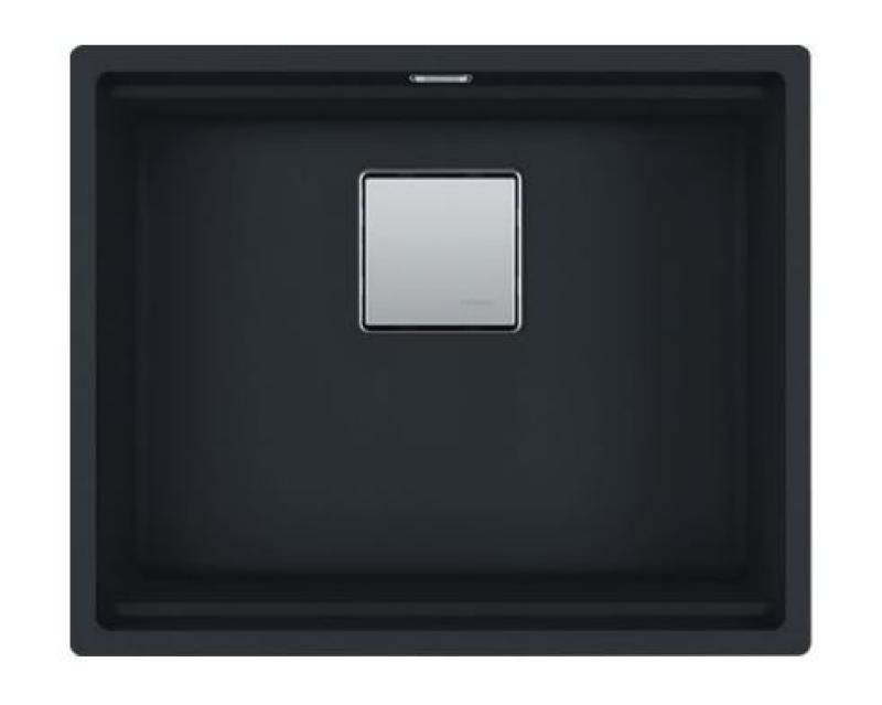 Franke Cube KNG 110.52 matt black sink 52x42 granite undermount 125.0627.319