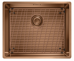 Franke Mythos Masterpiece BXM 210.50 PVD Kupari Pesuallas 500x410mm Tasoon Asennettava ja Alakaapistoon Asennettava 127.0674.363