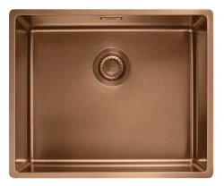 Franke Mythos Masterpiece BXM 210.50 PVD Kupari Pesuallas 500x410mm Tasoon Asennettava ja Alakaapistoon Asennettava 127.0674.363
