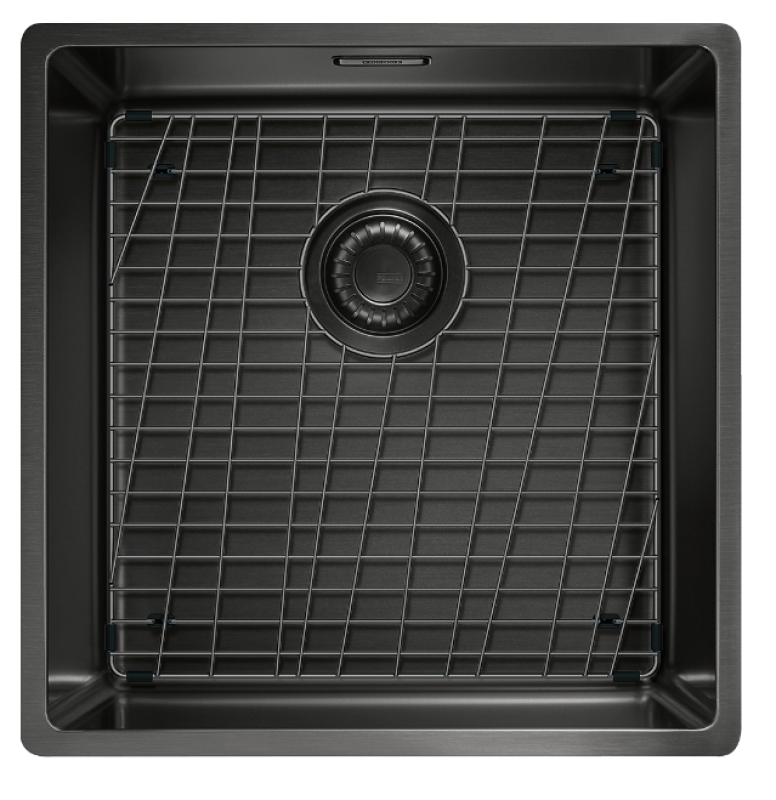 Franke Mythos Masterpiece BXM 210.40 PVD Gun Metal Allas 400x410mm Tason päälle ja Alapuolelle Asennus 127.0674.537