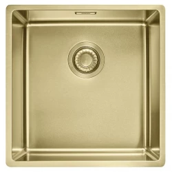 Franke Mythos Masterpiece BXM 210.40 PVD Kulta Pesuallas 400x410mm Tasonalle- ja Alapuolinen Asennus 127.0674.582