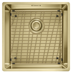Franke Mythos Masterpiece BXM 210.40 PVD Kulta Pesuallas 400x410mm Tasonalle- ja Alapuolinen Asennus 127.0674.582