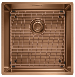 Franke Mythos Masterpiece BXM 210.40 PVD Kupari Pesuallas 400x410mm Tasoon Upotettava ja Alapuolelle Asennettava 127.0674.583