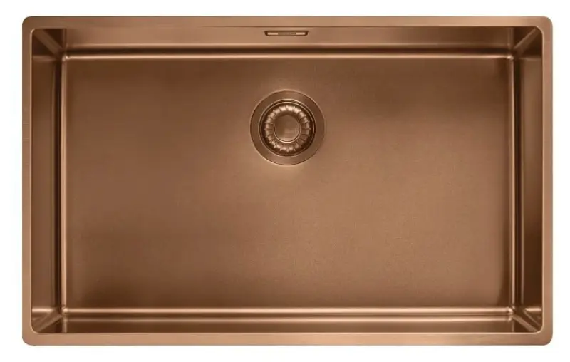 Franke Mythos Masterpiece BXM 210.68 Large PVD Copper 685x410mm Flushmount and Undermount Sink 127.0674.535