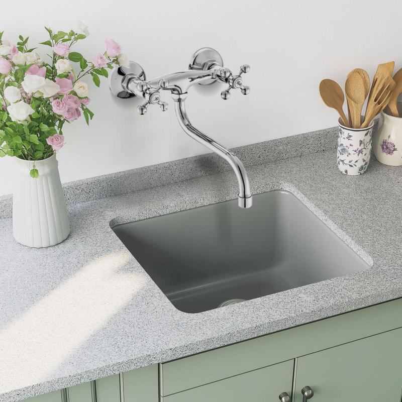 AquaTrimo Vivaldi klassinen keittiöseinähana kromi 21VV7068CM