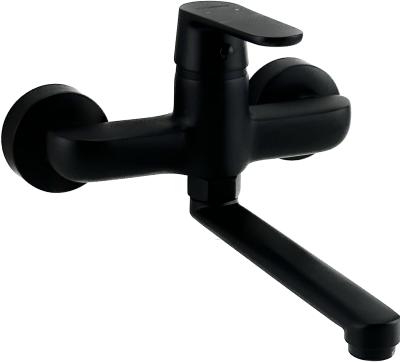 AquaTrimo Chopin musta seinähana alavirtauksella 235mm 21CP7075SW