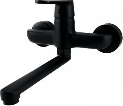 AquaTrimo Chopin musta seinähana alavirtauksella 235mm 21CP7075SW
