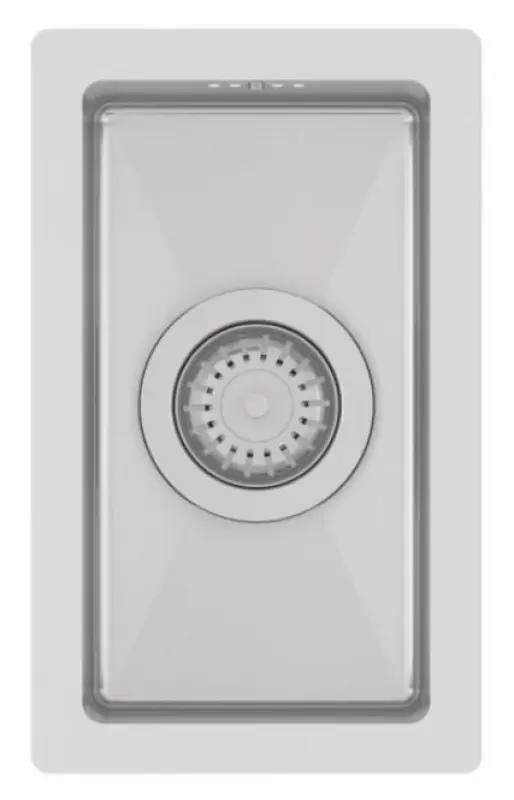 Ausmann Oder kleine RVS wasbak 16x30cm vlakbouw, onderbouw en opbouw 1208957115