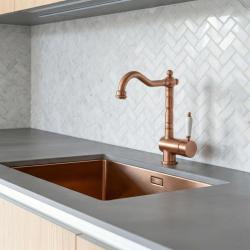 Edward Nostalginen keittiöhana, jossa kääntyvä juoksuputki kupari klassinen 1208957130