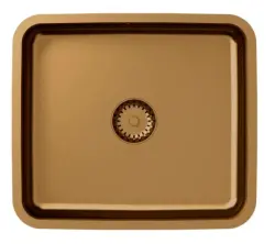 Aquadesign Oxford kuparinen PVD ruostumattomasta teräksestä valmistettu pesuallas 40x35cm alapuolinen 1208957202