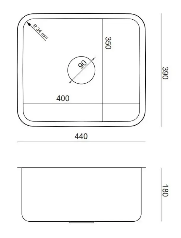 Aquadesign Oxford kulta PVD ruostumaton teräs pesuallas 40x35cm alakiinnitys 1208957203