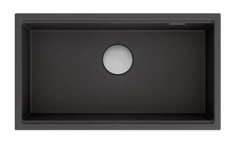 Quadri Newport suuri ja syvä pesuallas graniitti päälle- ja allasupotus antrasiitti pesuallas 760x435 mm 1208957219