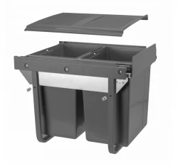 Garbi Sorter S-45-2 inbouwafvalsyteem met 2 x 20 liter afvalbakken 1208957367
