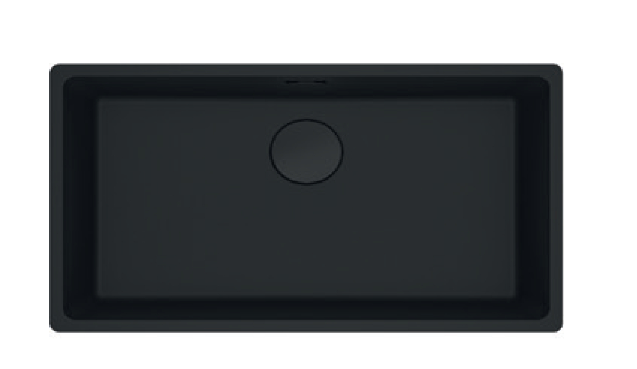 Franke Maris MRG 210 / 110-72 Fragranite black edition matte black flush-mount sink - Productafbeelding