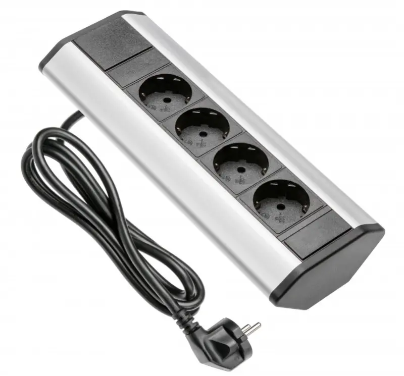 Indux Corner corner kitchen socket with 4 earthed outlets 1208957432