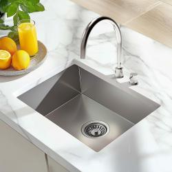 Waterevolution Flow 2-reikäinen keittiöhana ruostumaton teräs T151IE