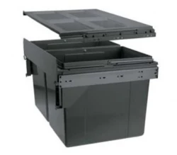 Garbi Carrier C-40-2 inbouwafvalsysteem met eigen geleiders en 2 afvalbakken 2 x 16 liter 1208957462
