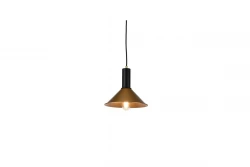 Decor Prive modern messinki kultainen riippuvalaisin kartionmuotoinen 7610