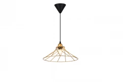 Decor Tilia moderni kultainen koristeellinen lankariippuvalaisin 7863