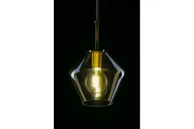 Decor Lime 332 mm korkea moderni meripihkan värinen riippuvalaisin 7887